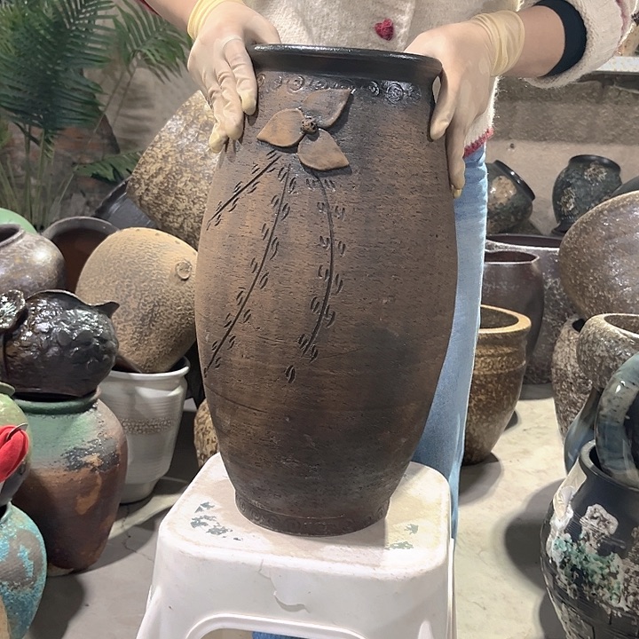 正品口18高45花盆无孔