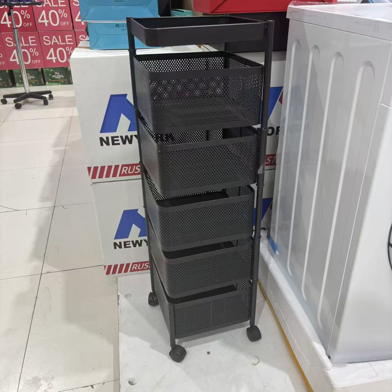 五层置物架 颜色款式随机发CZ