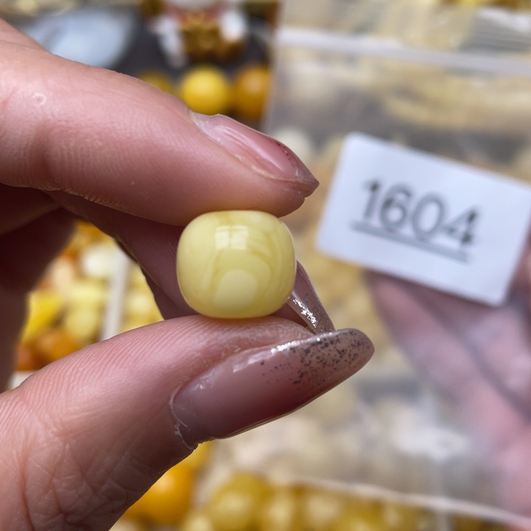 蜜蜡珠宝奇石未镶嵌孔道微瑕12