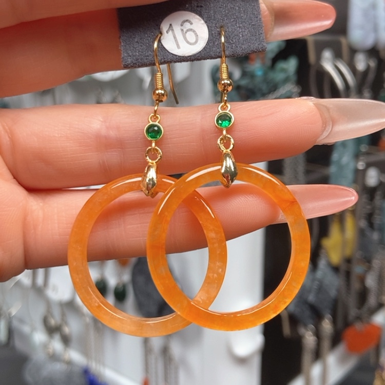 【闪购商品】翡翠耳饰未镶嵌优化