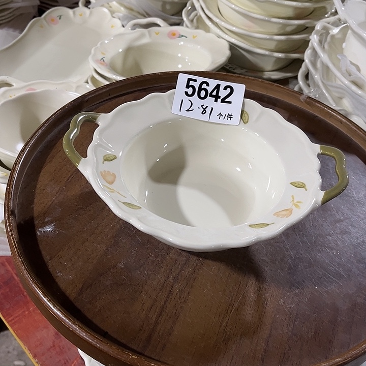瓷微瑕外贸餐具5642