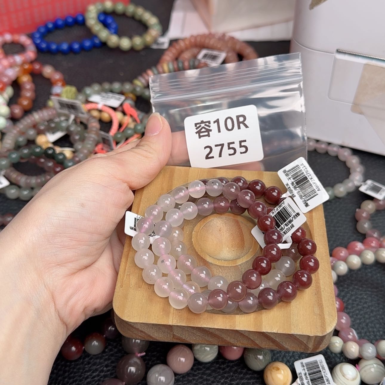 【闪购商品】石英质玉手链未镶嵌笙*