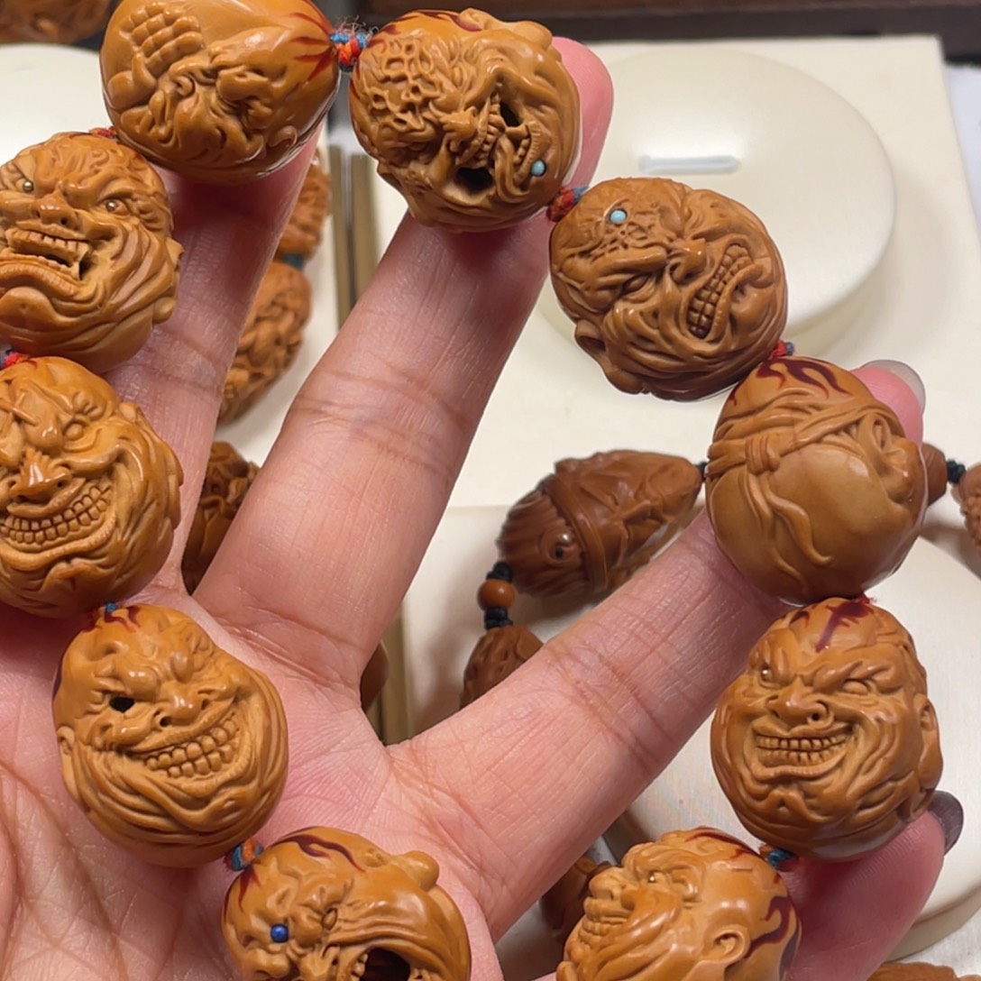 习***慣橄榄核手串/手链火焰恶僧橄榄核