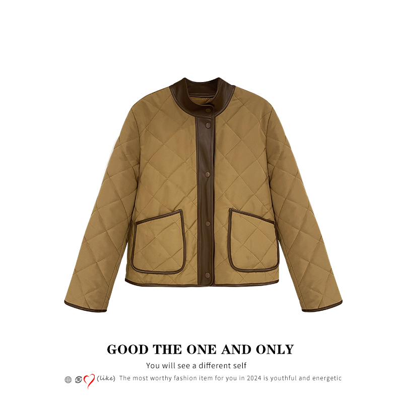 时尚高级撞色棉服外套301367【T】