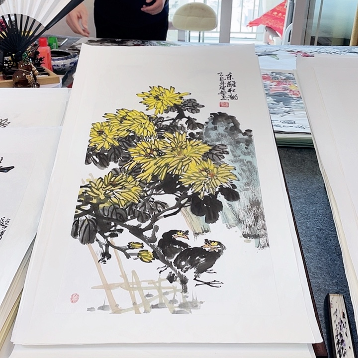 国画张圣敏先生纯手绘作品