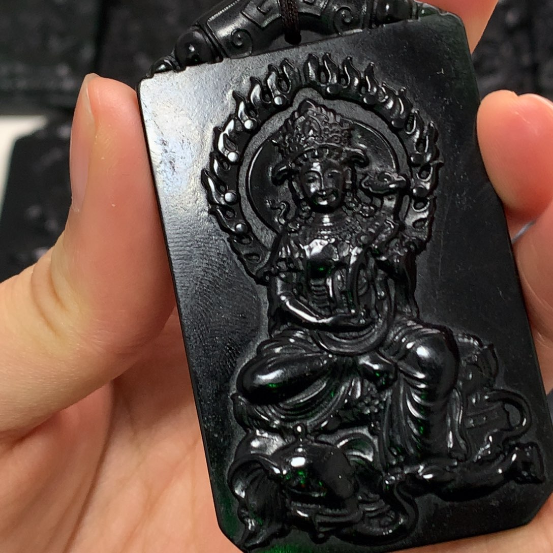 天然a货钢琴黑挂件