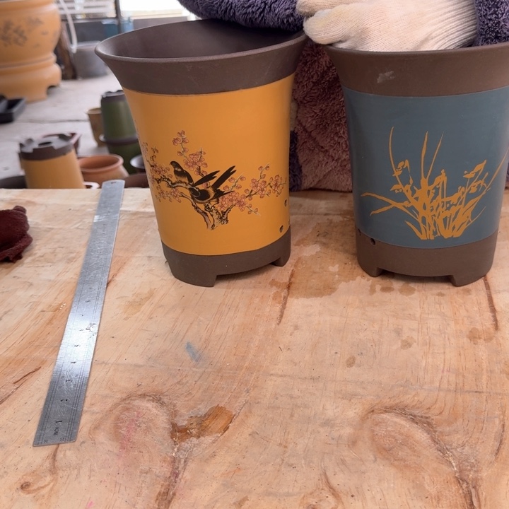 紫砂紫砂花盆破损补发