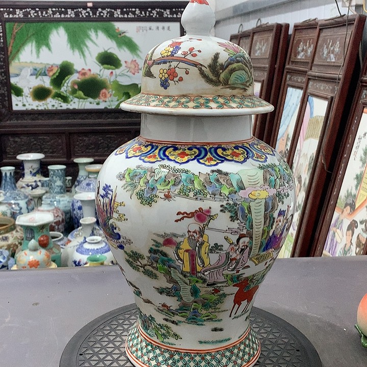 陶摆件博古架陶瓷摆件