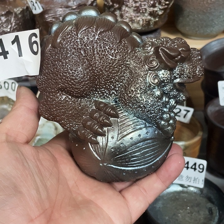 茶杯紫砂柴烧纯手工416