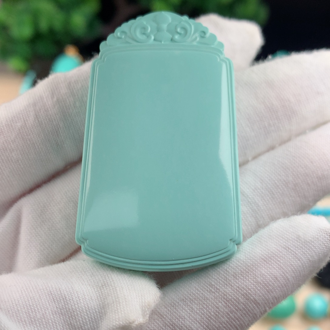 【闪购商品】绿松石平安无事牌未镶嵌