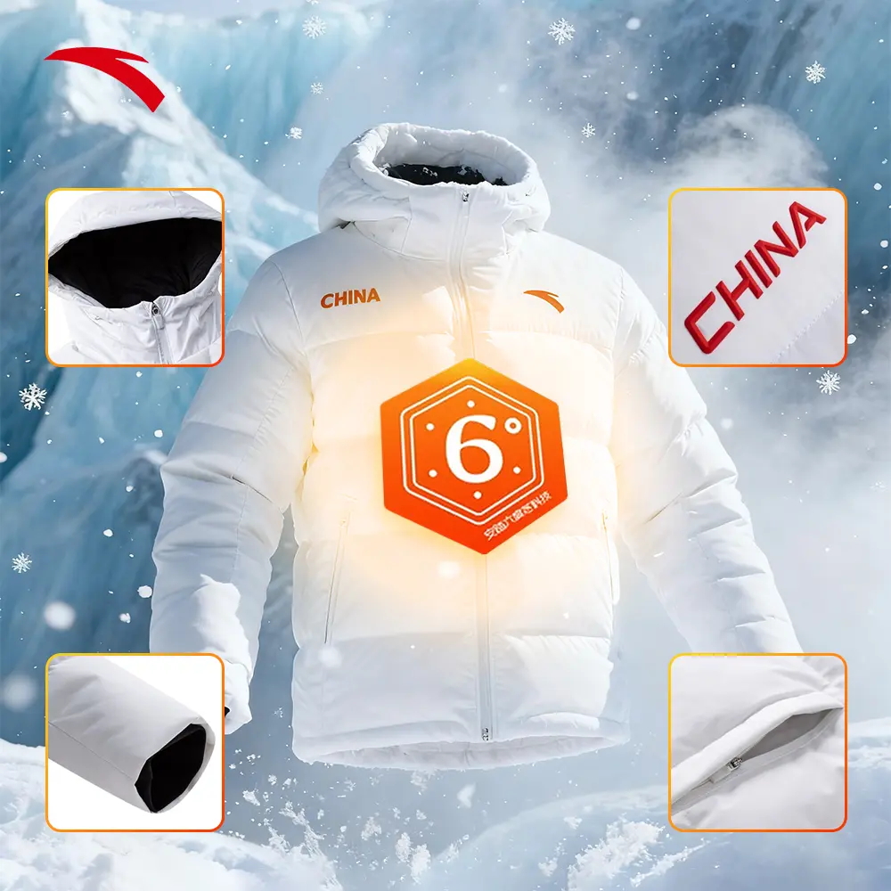 安踏ANTA CHN羽绒服户外炽热科技冬季防寒保暖羽绒服男款男女外套商品图