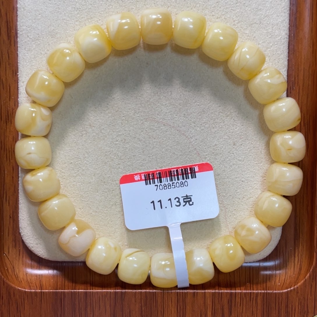 琥珀手链未镶嵌蜜蜡