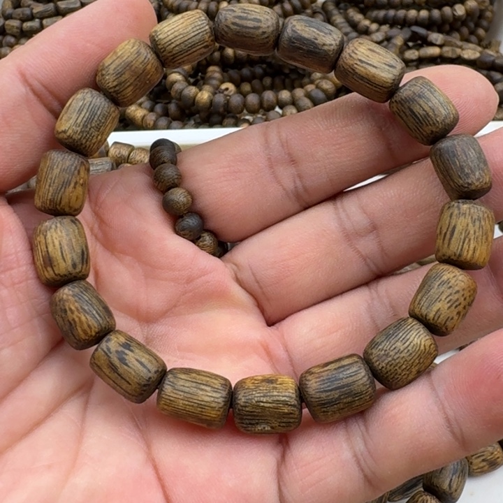 白***杨沉香手串张勺子手串8克