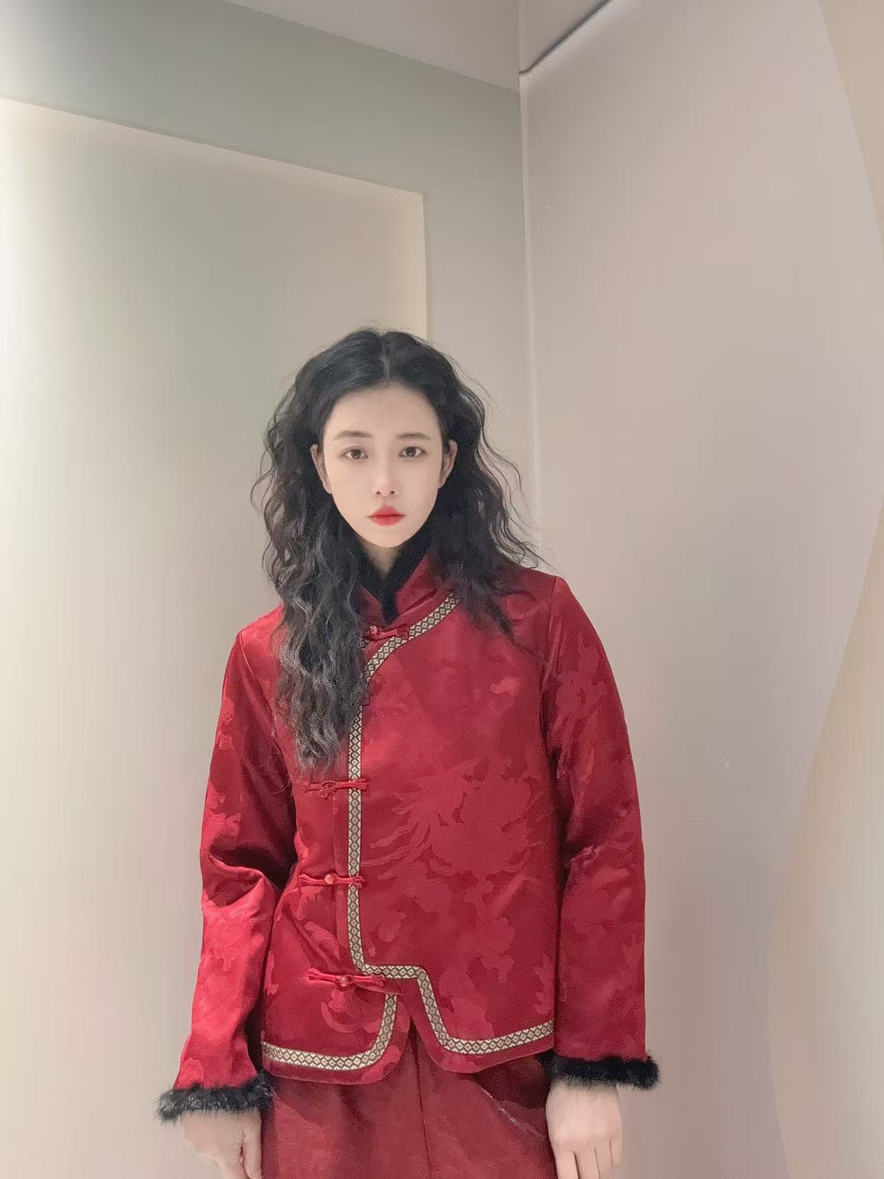 九月    浅梦   款新中式人丝加棉加厚中国风外套建议手洗