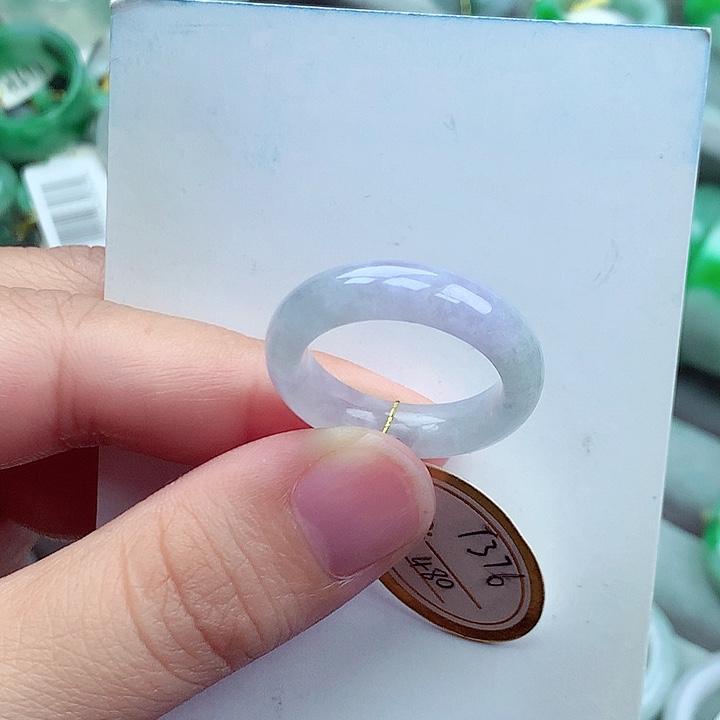 翡翠未镶嵌戒指18号