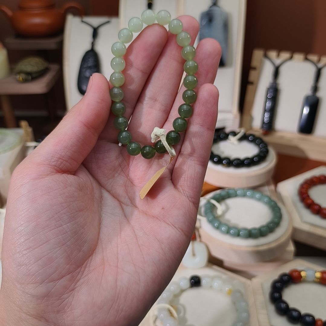 和田玉未镶嵌手链