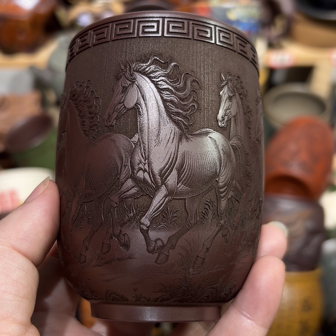 茶杯紫砂宜兴紫砂主人杯