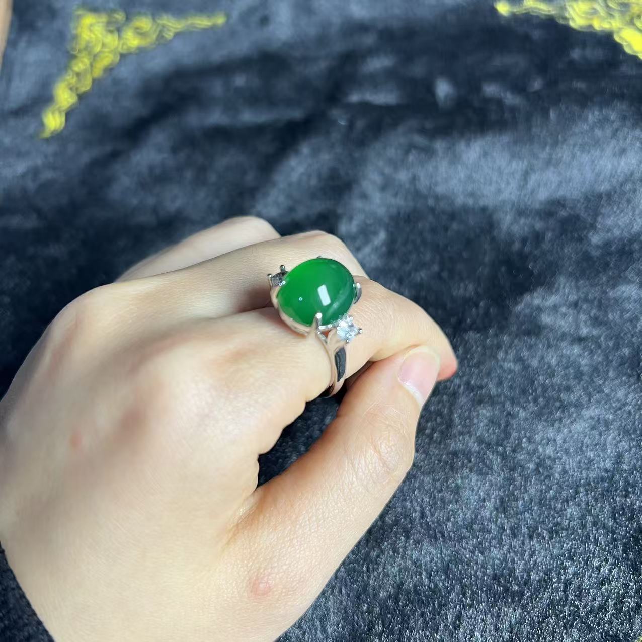 TCX8-18 甜晨曦  玉髓  国风百搭  戒面