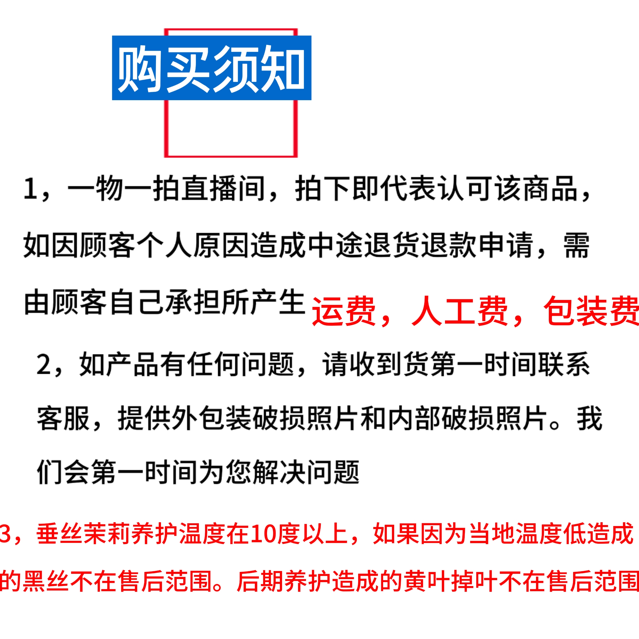 泰国垂丝茉莉补差价链接勿拍