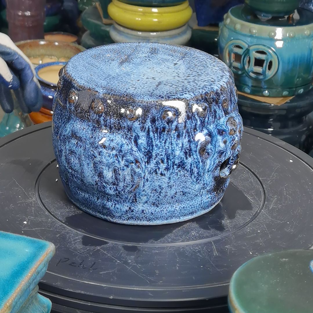 面15高13石湾花盆默认微瑕