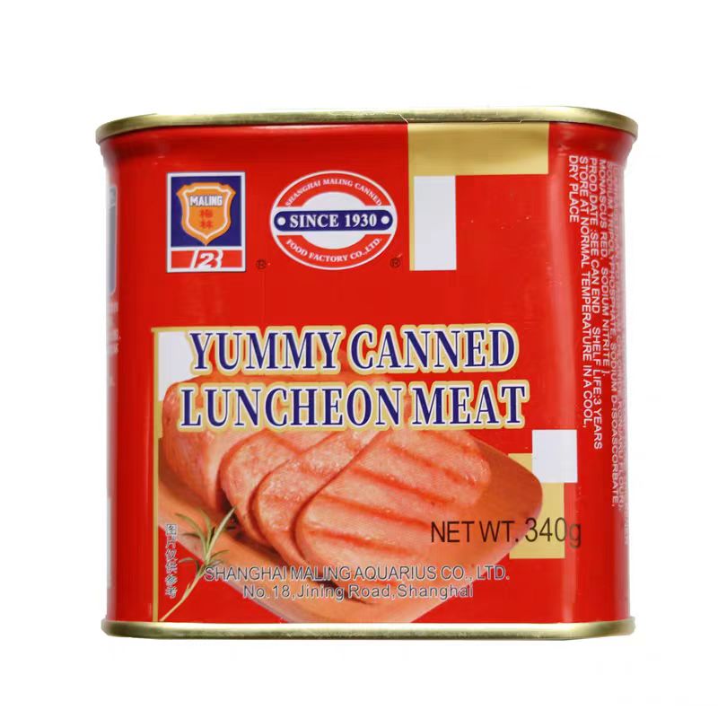 【2027.9.1到期】*2罐 美味午餐肉罐头340g