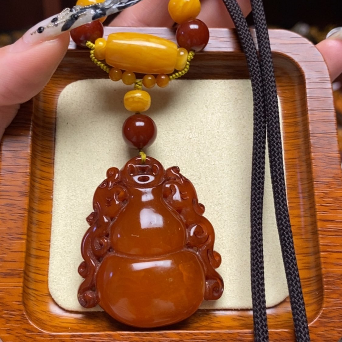 【闪购商品】蜜蜡颈饰未镶嵌项链