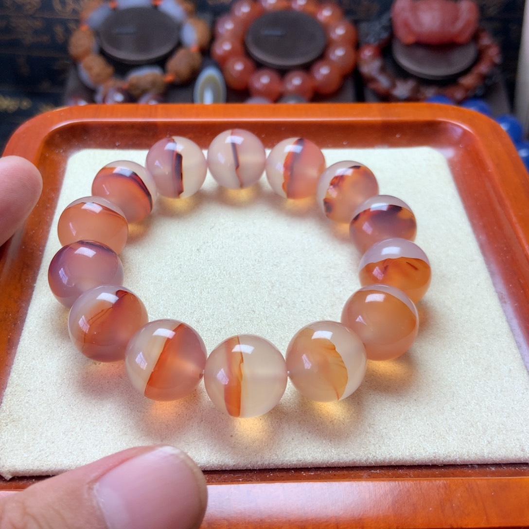 S***f玛瑙/玉髓未镶嵌手串