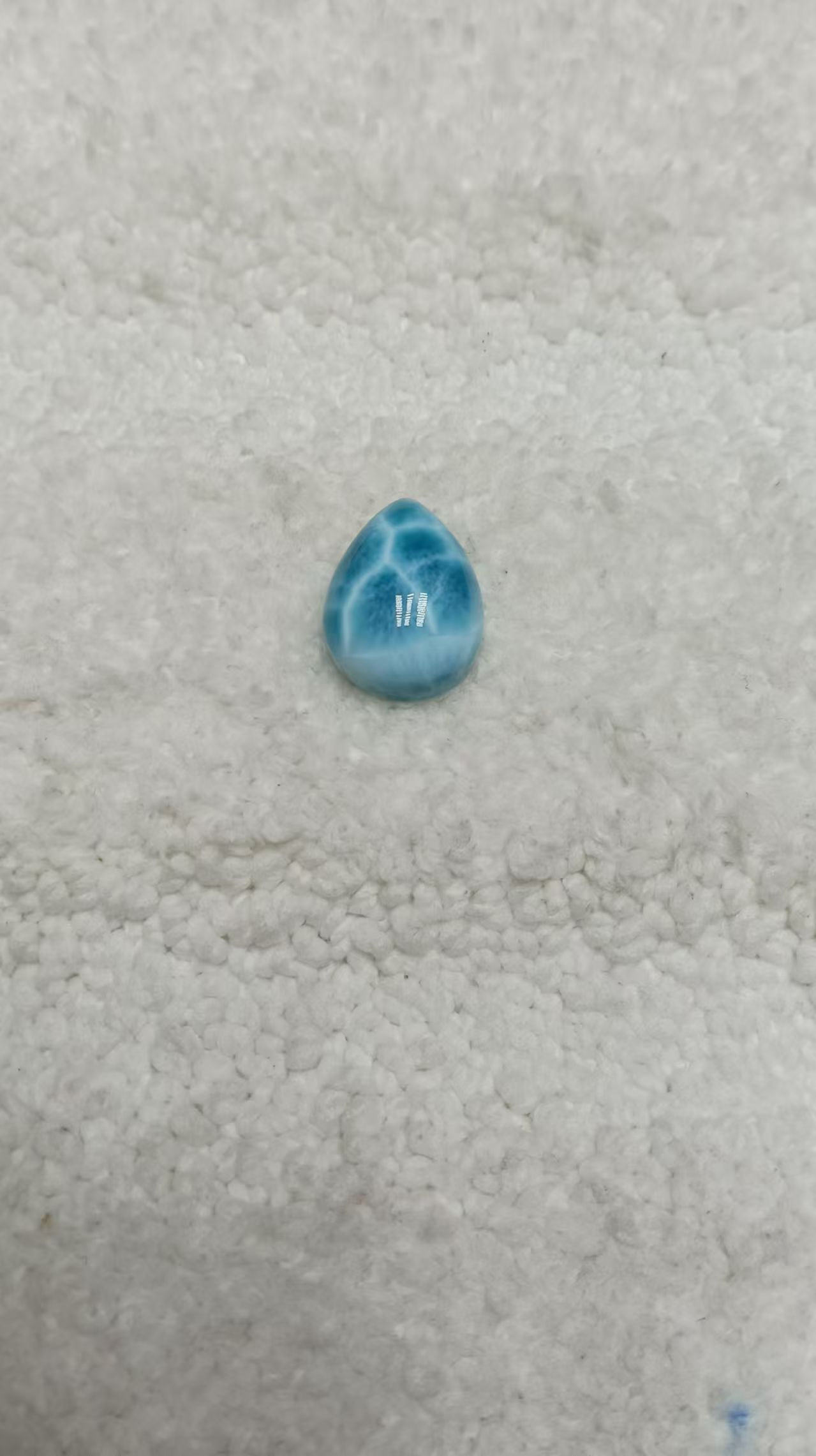 海纹石水滴吊坠时尚