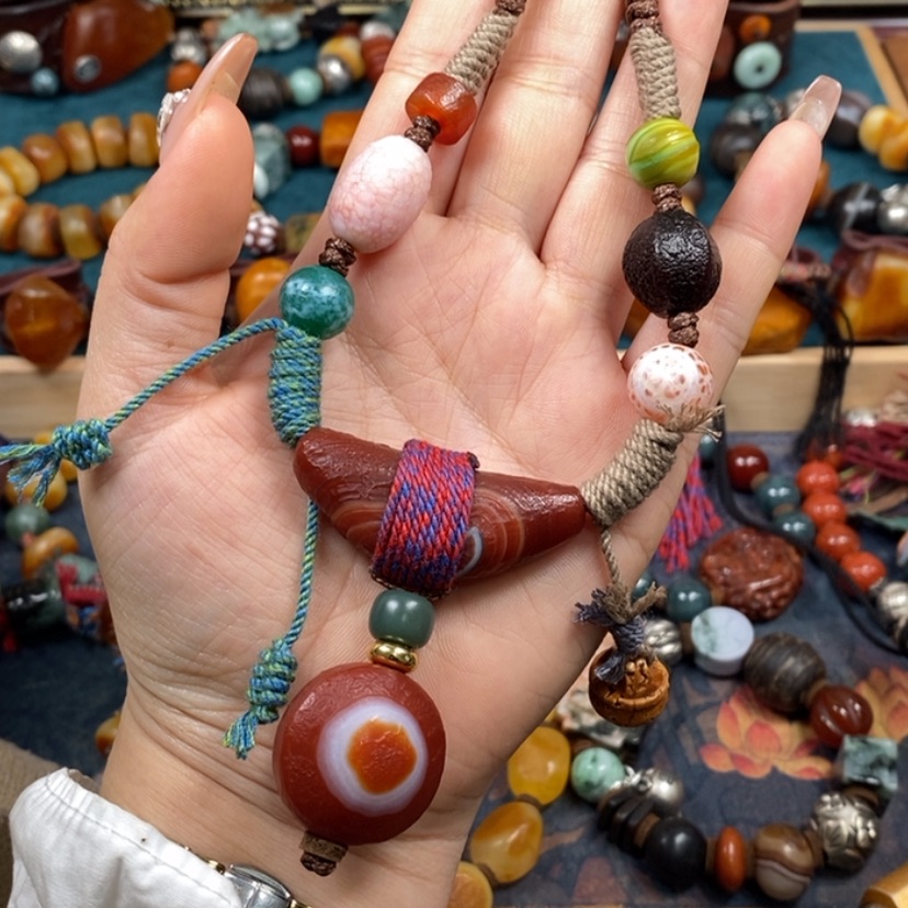 【闪购商品】玛瑙/玉髓颈饰未镶嵌项链