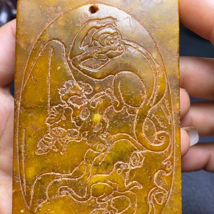 和田玉（糖玉）挂件未镶嵌