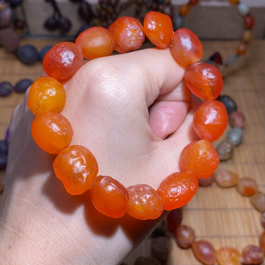 玛瑙/玉髓手链未镶嵌