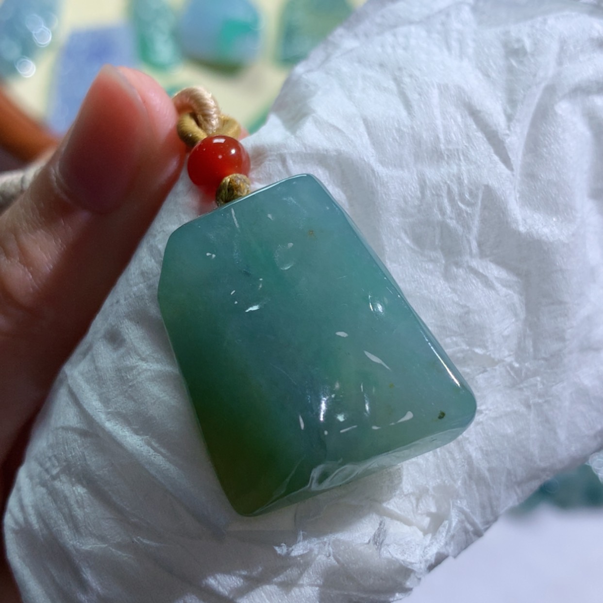 【闪购商品】翡翠吊坠(不含链)未镶嵌 3419