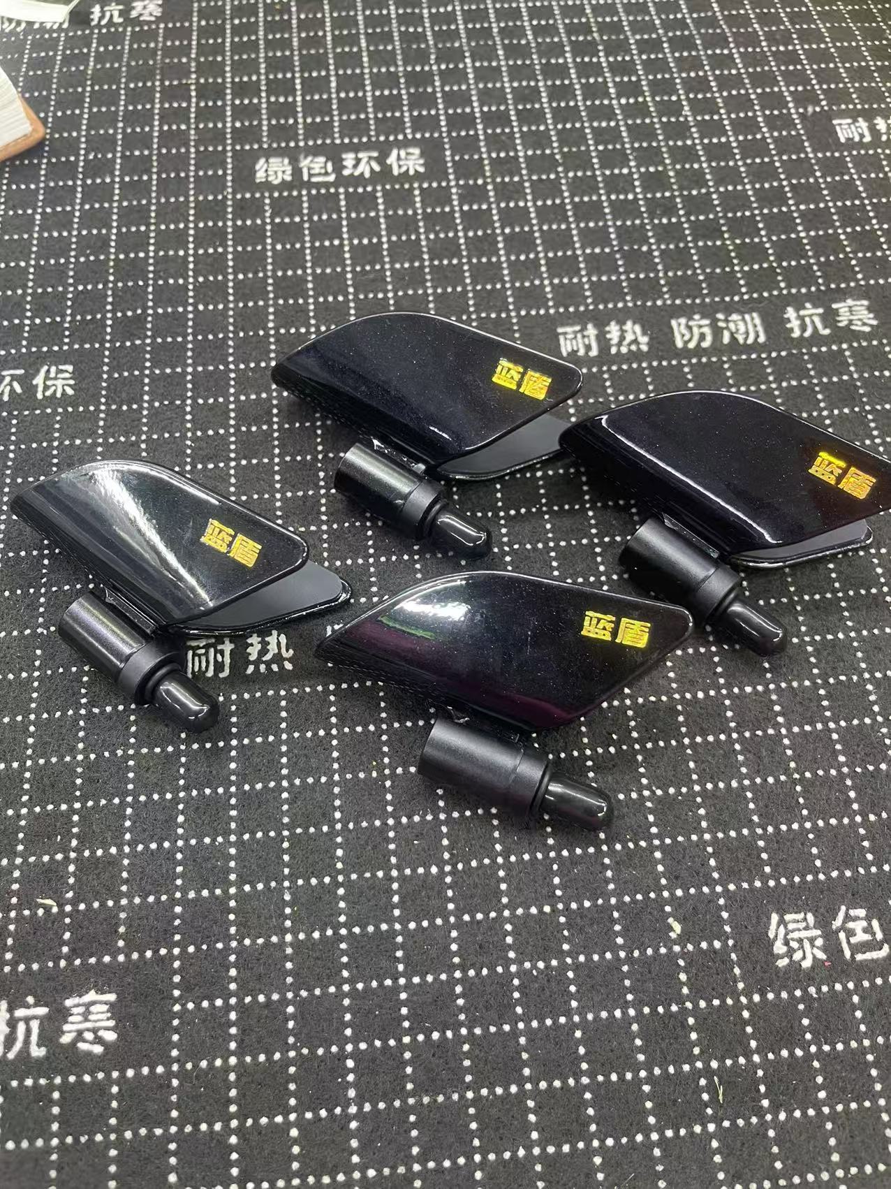 蓝盾碳素 回弹头 支架头可回弹 黑金色 