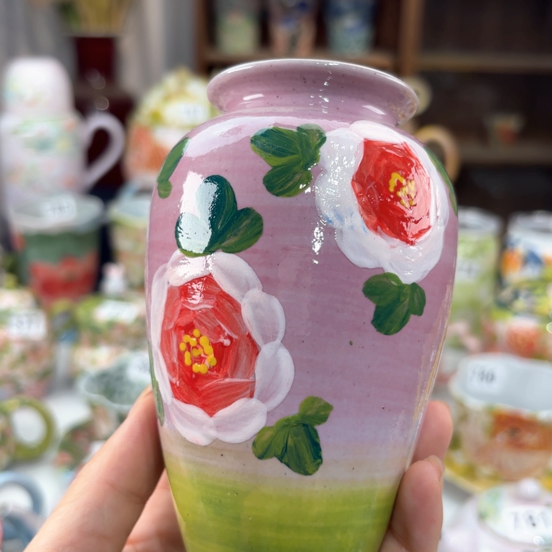 景德镇手绘高温釉下彩陶瓷茶具