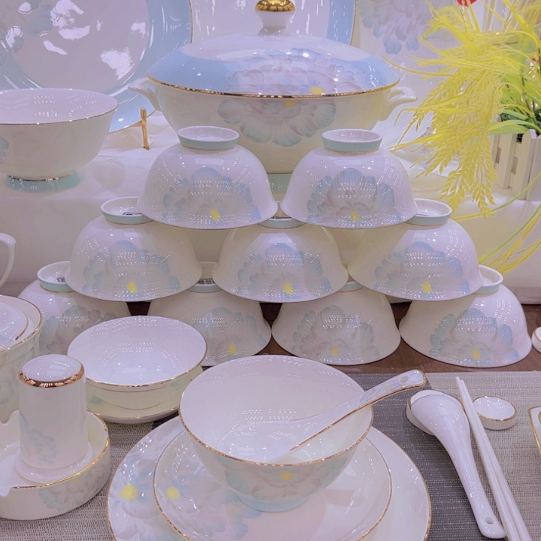 45%以上骨粉骨瓷福**厚邂逅套装单买碗