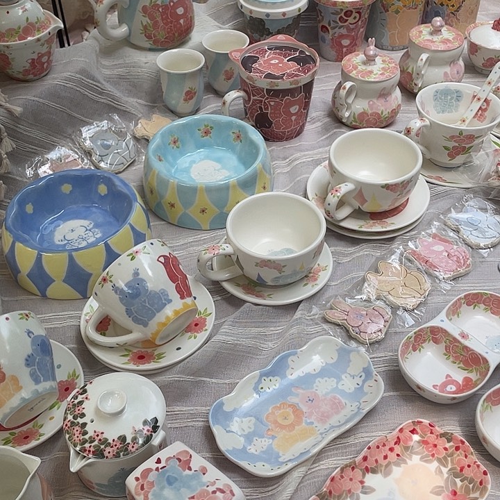 普通钢化玻璃双饮款