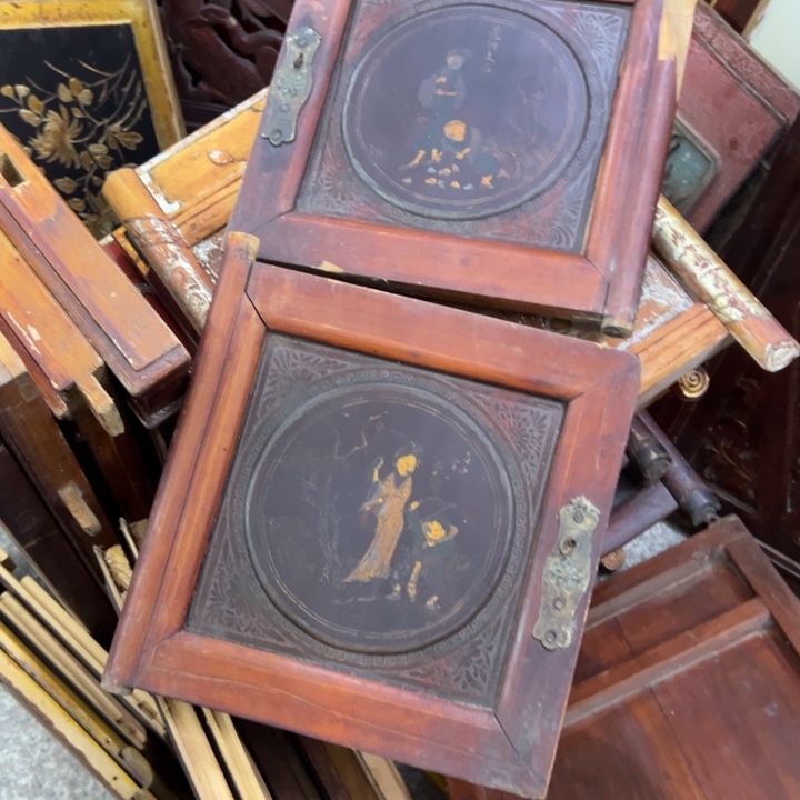 花***李香榧木老木雕花包邮的