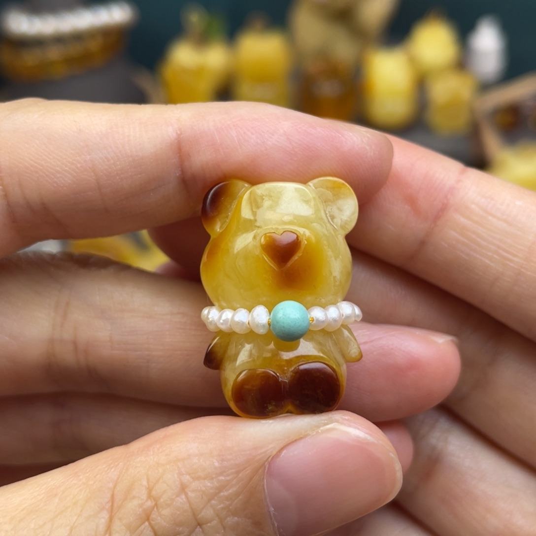 未镶嵌琥珀裸石蜜蜡
