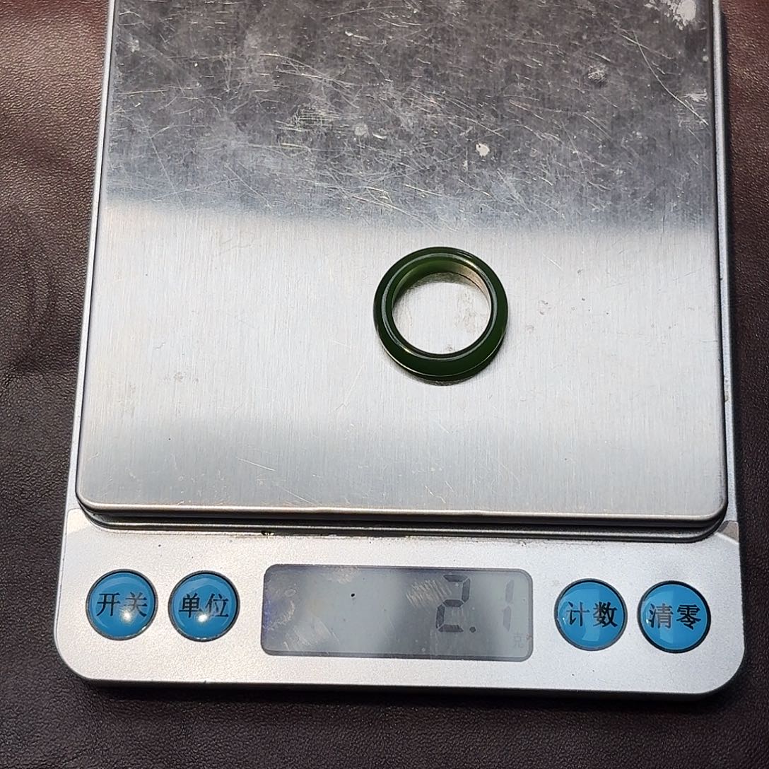 和田玉（碧玉）未镶嵌戒指