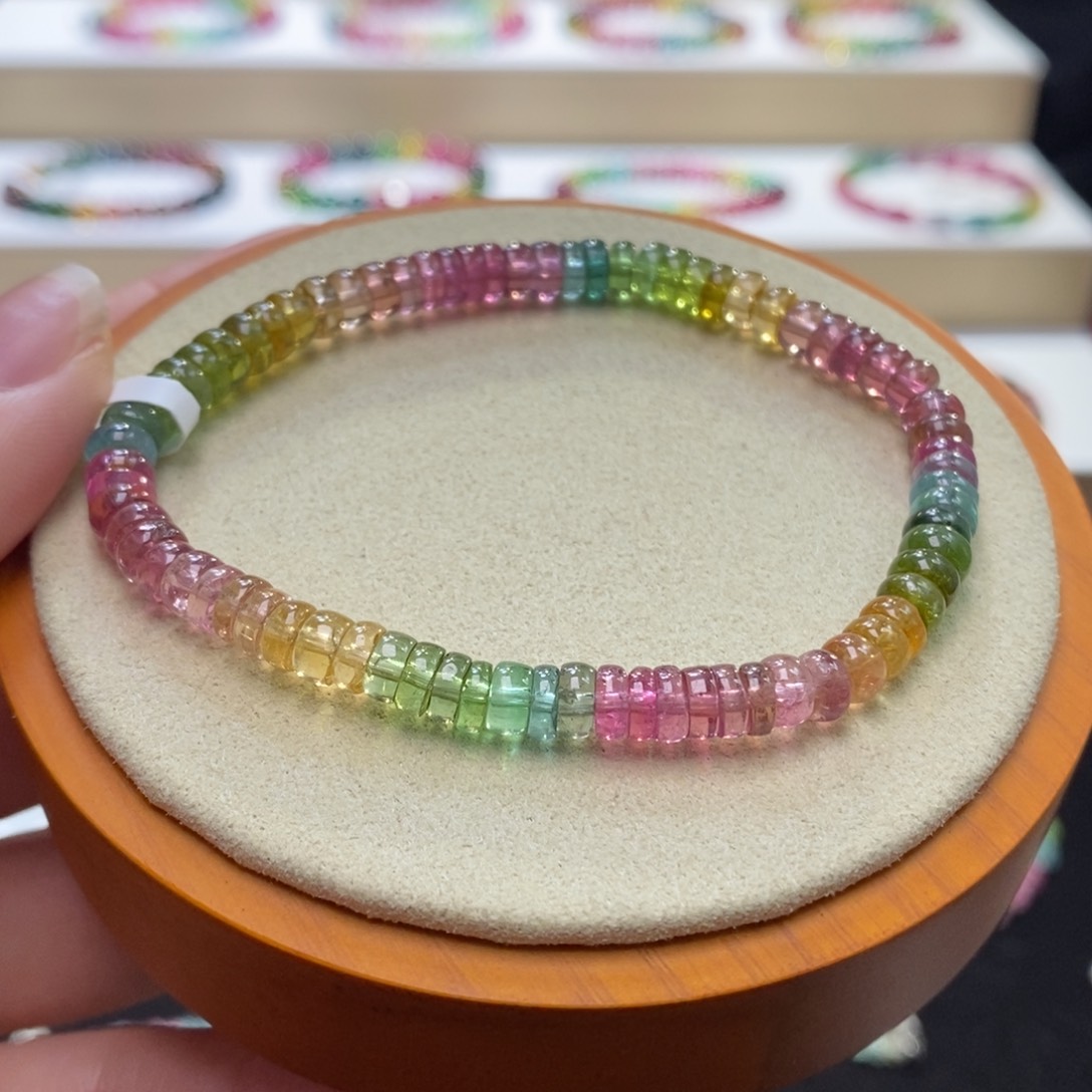 【闪购商品】碧玺手串未镶嵌M***两天看货期