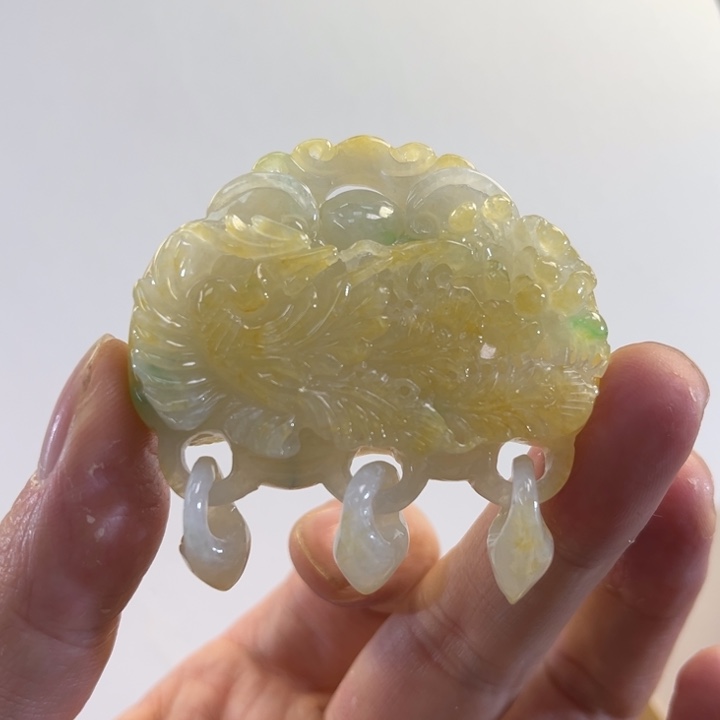 翡翠吊坠(赠链)未镶嵌代编织