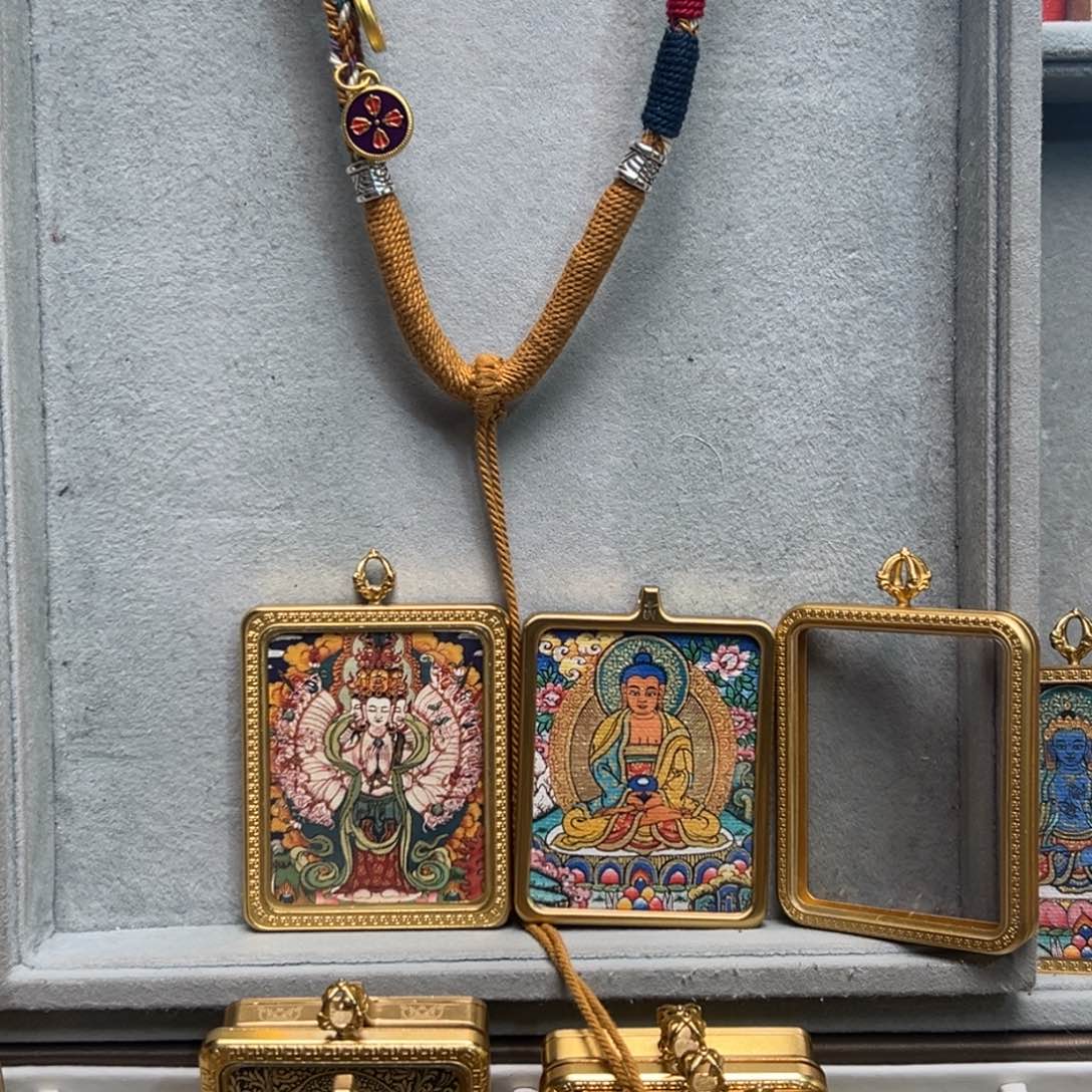 吊坠长*_双面铜壳千手阿弥