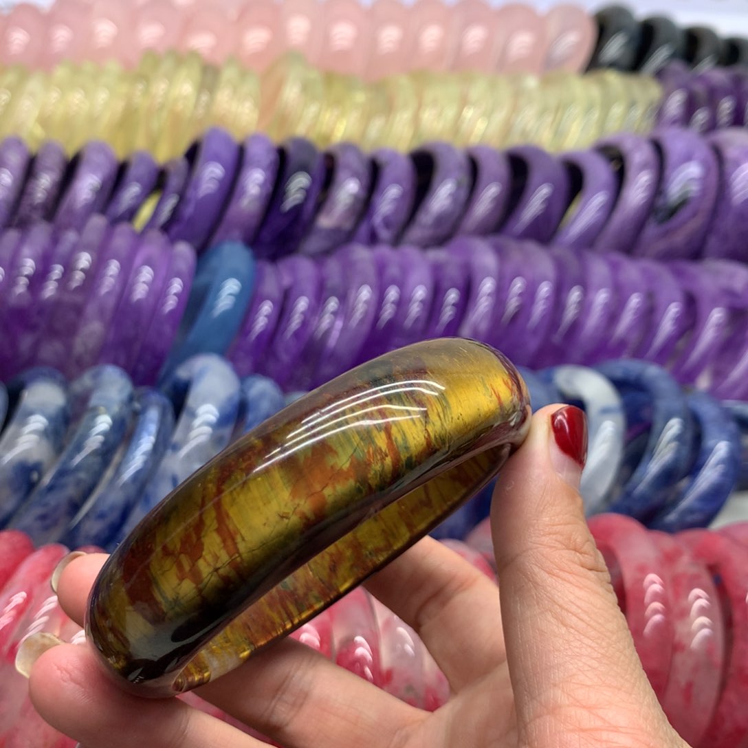 木变石手镯未镶嵌少****来