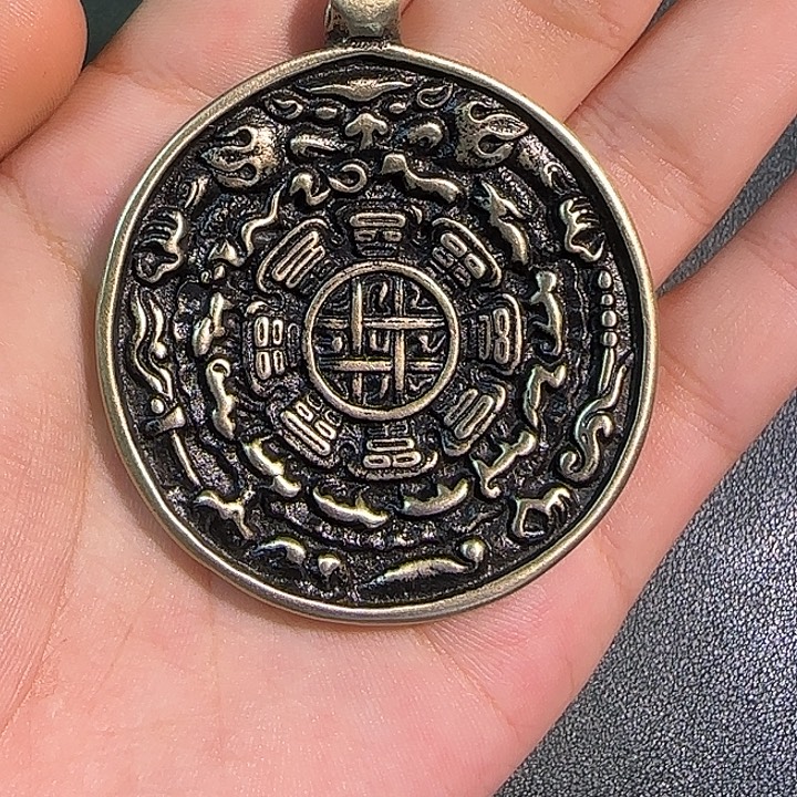 这***者核桃手串/手链藏传工艺品九宫八卦