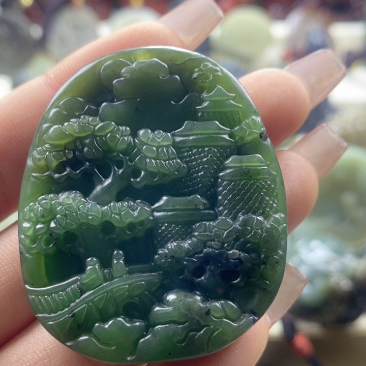 和田玉颈饰未镶嵌