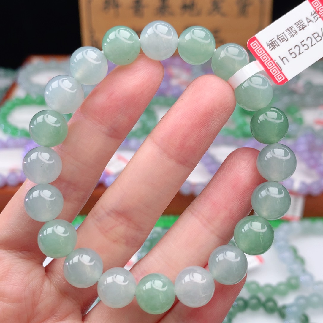 未镶嵌翡翠手链翡翠10mm