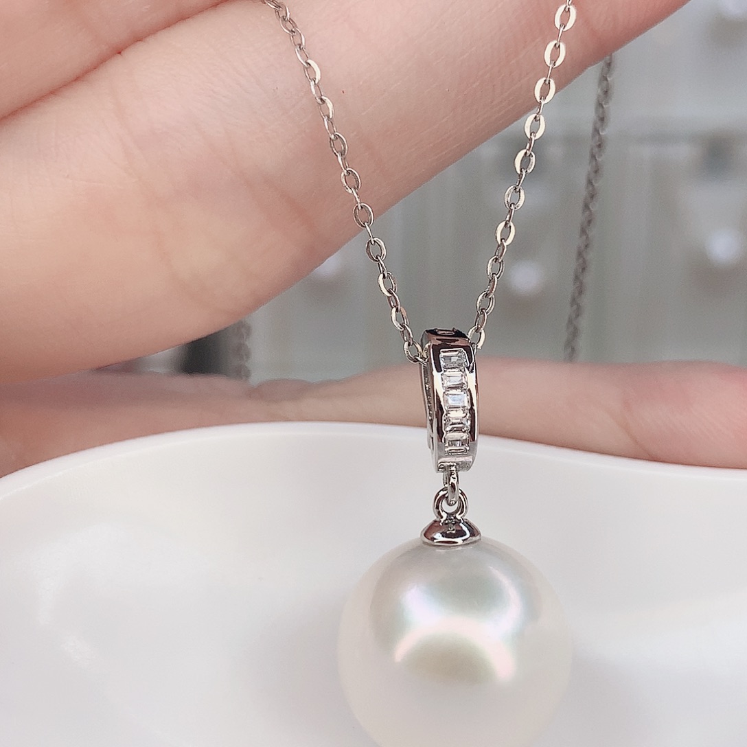 淡水珍珠合金吊坠(赠链)