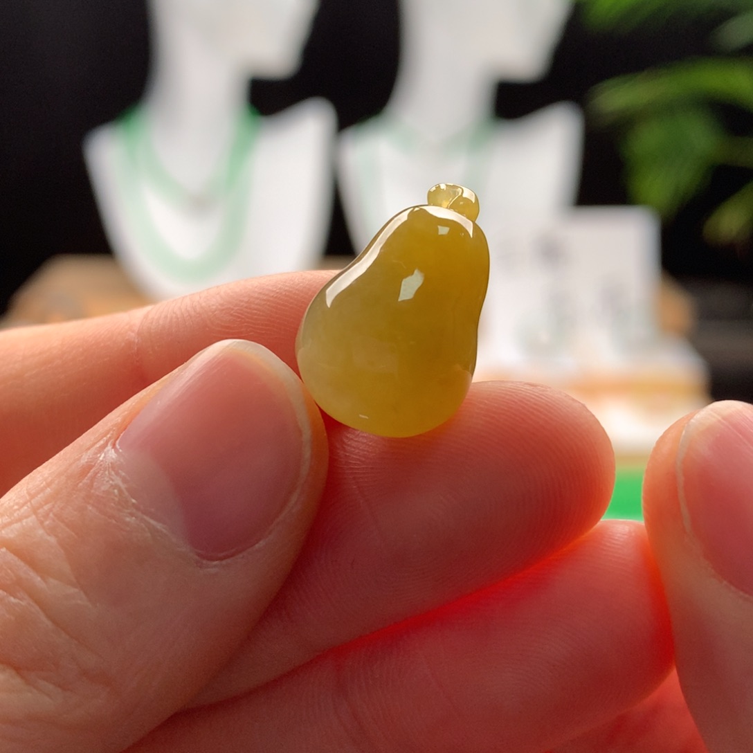 翡翠颈饰未镶嵌天然缅甸A货翡翠