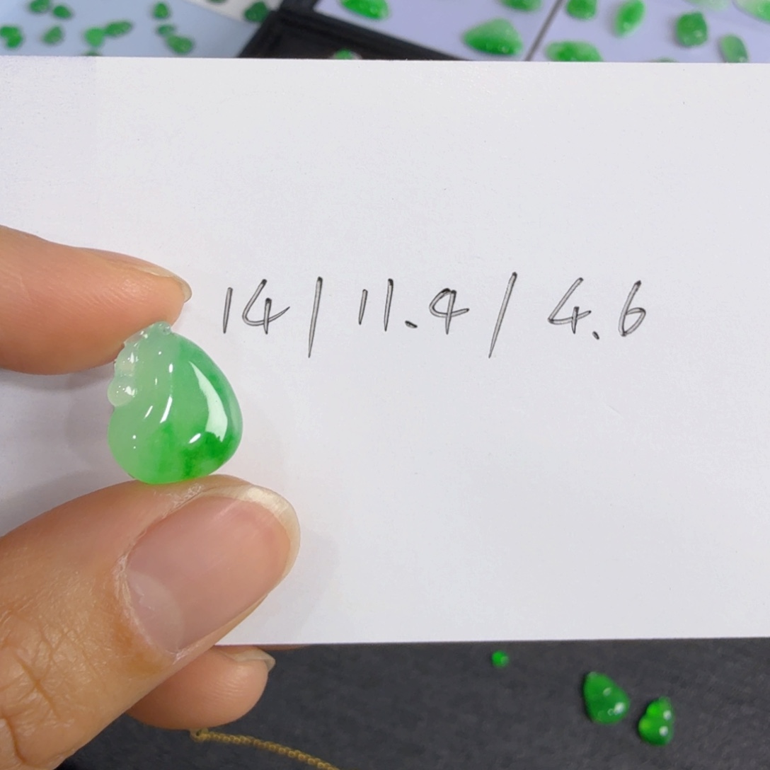 翡翠吊坠(不含链)未镶嵌福瓜