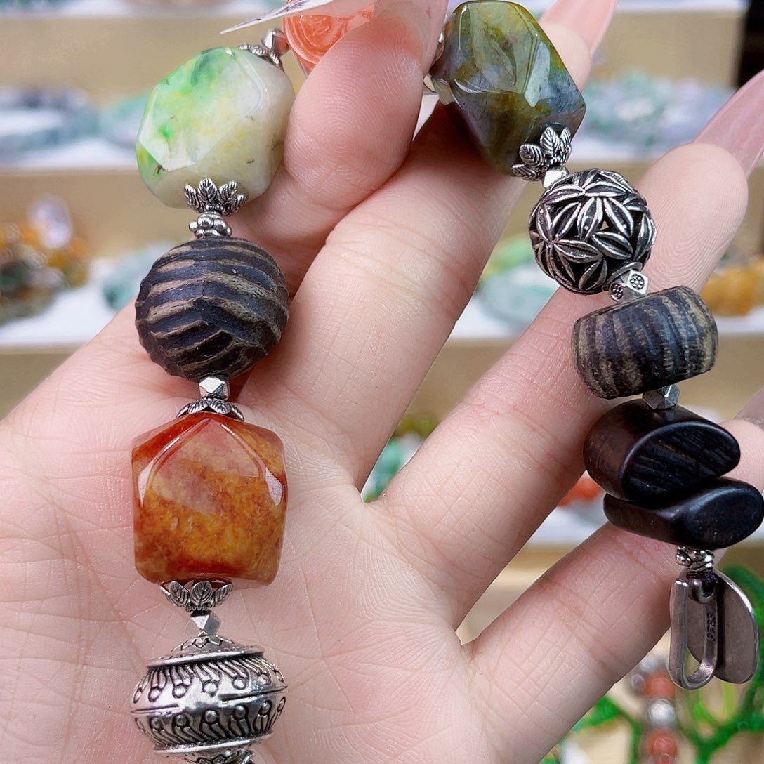 一***佳翡翠未镶嵌手链手链